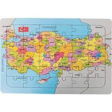toptan karton yapboz ortaboy haritalı 24 lü 23*33 cm