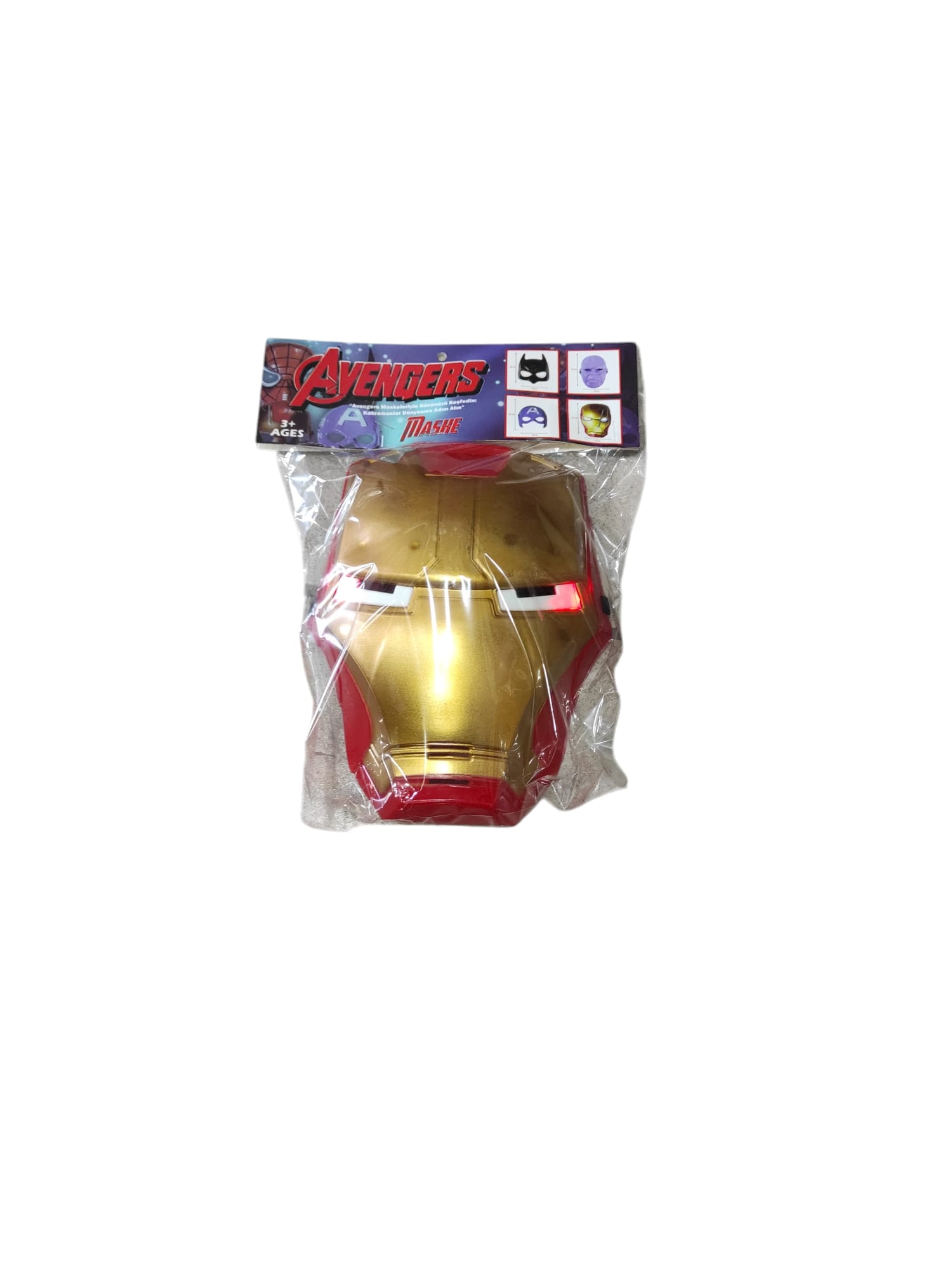 toptan oyuncak ışıklı maske avengers uls3072