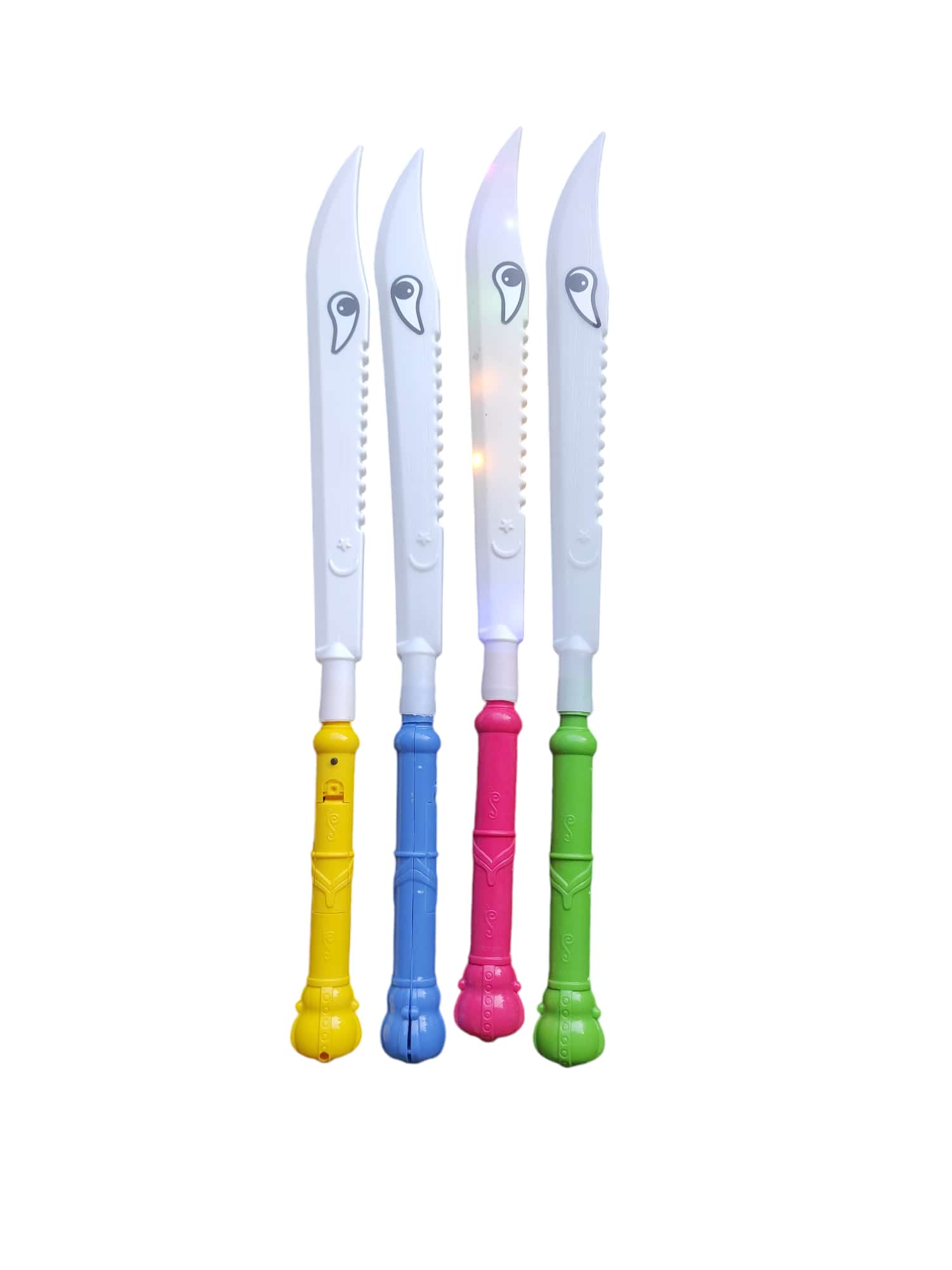 toptan ışıklı kılıç sessiz 53 cm 2 kalem pil ile çalışır