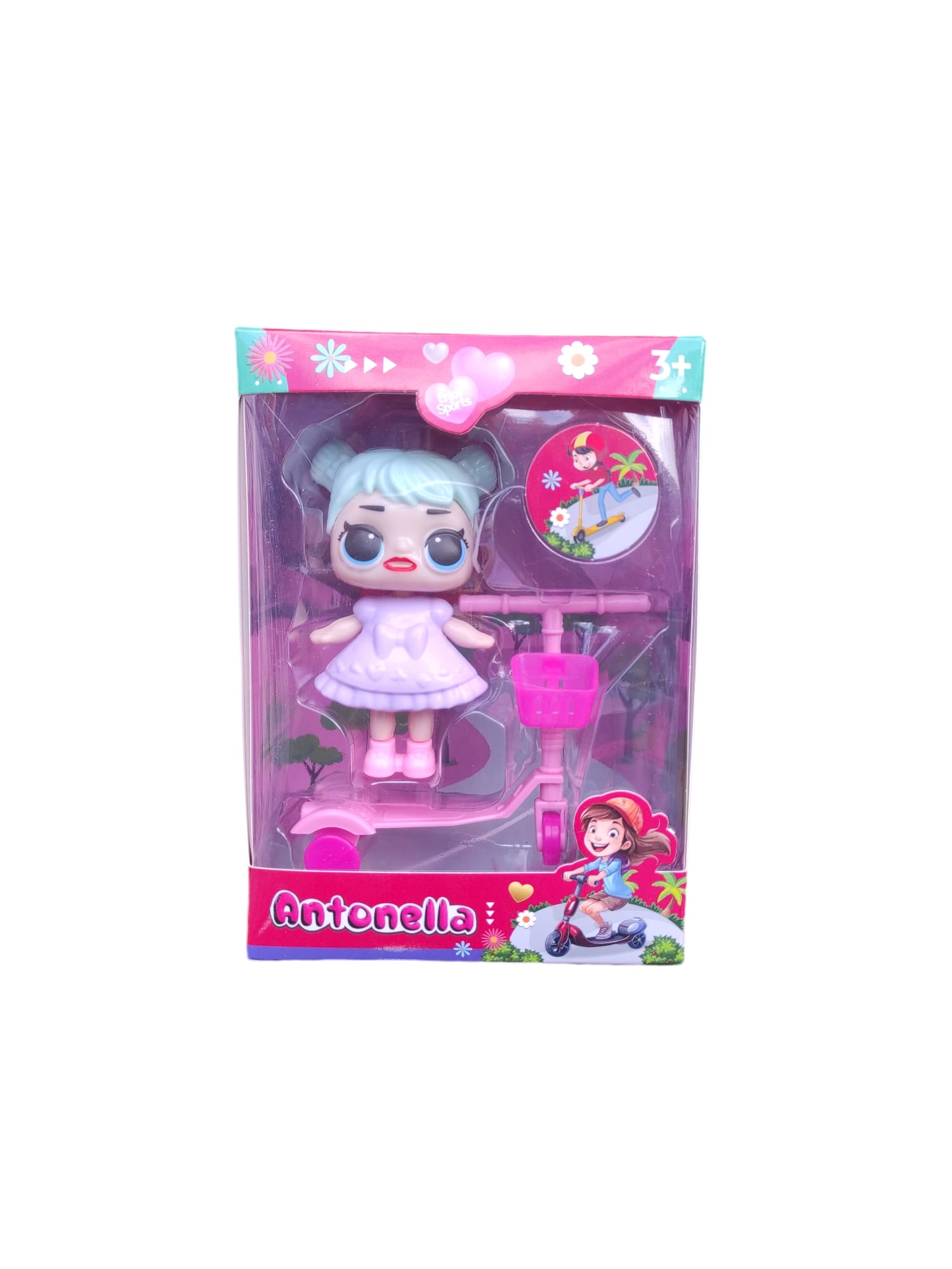 toptan antonella bebek seti scooterli byz137