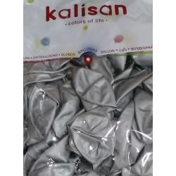 Kalisan krom balon gümüş silver 12 inç 50 li