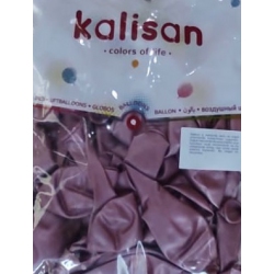 Kalisan krom balon pink pembe 12inç 50 li 