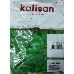 Toptan Kalisan Pastel Çim Yeşili  Balon 12 100lü 
