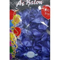 Toptan As Balon Metalik 12 Koyu Mavi 100lü 
