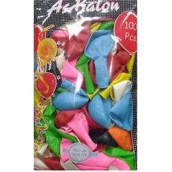 Toptan as Balon Pastel karışık renk 12 inç 100lü 