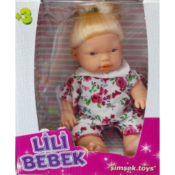 Toptan oyuncak Et Bebek Saçlı Lili konuşan şmş8546