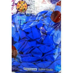 Toptan hbk balon pastel koyu mavi 12 inç 100 lü 