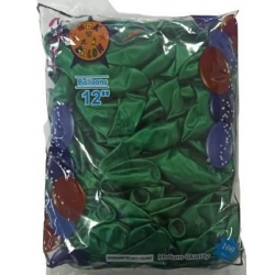 Toptan hbk balon pastel koyu yeşil 12 inç 100l ü 