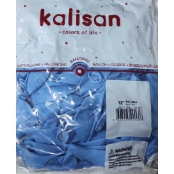 Toptan Kalisan Pastel Açık Mavi Balon 12 100lü 