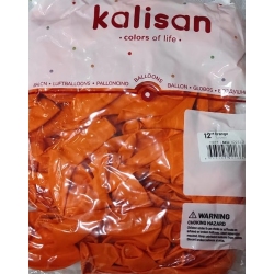Toptan Kalisan Pastel Turuncu  Balon 12 100lü 