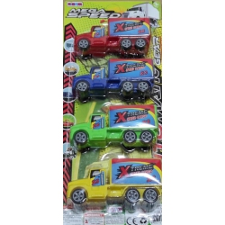 Toptan  Kamyon Set Kartelada 4lü nzm280