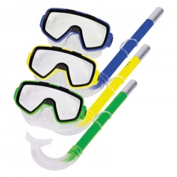 Toptan Maske Şnorkel Set kzlak407-140pvc