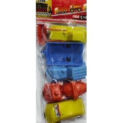Toptan Mini İş Makinaları 5li Poşetli cevo921